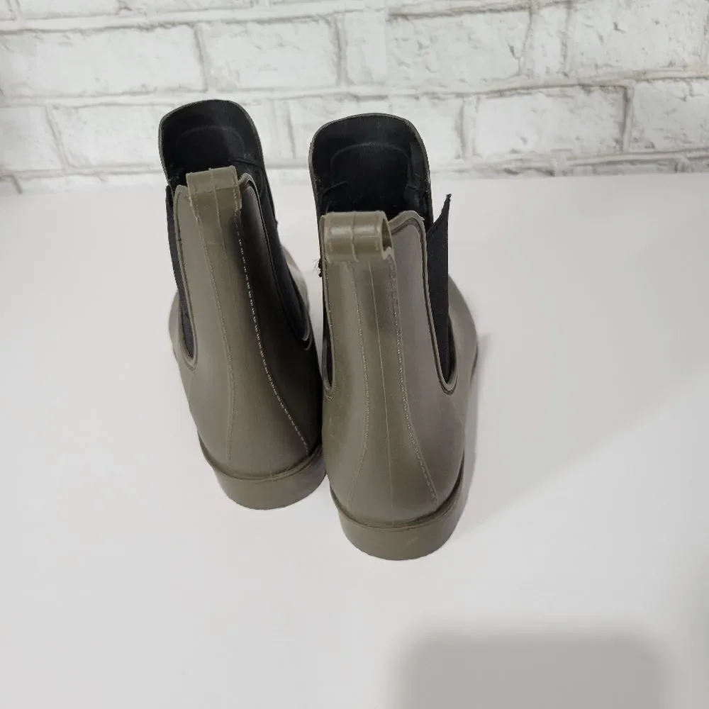 Merona green cute rain boots
